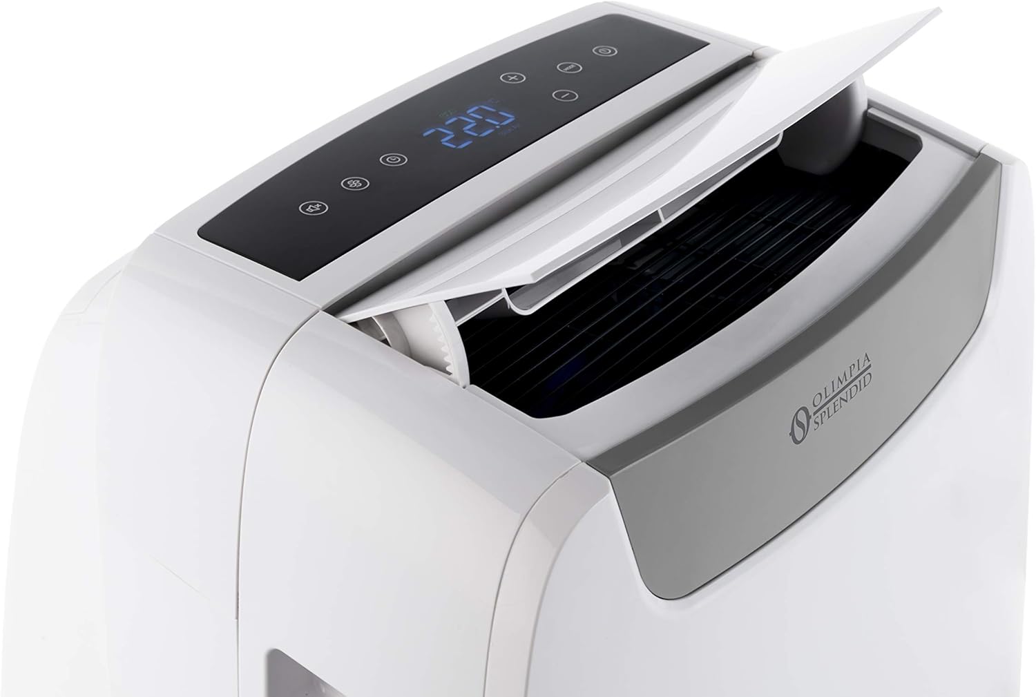 Olimpia Splendid, Dolceclima 14 HP Wifi, Climatizzatore portatile 14.000 BTU/h, classe A, potenza 3,5 kW, funzioni di raffreddamento, deumidificazione e ventilazione, Wifi integrato
